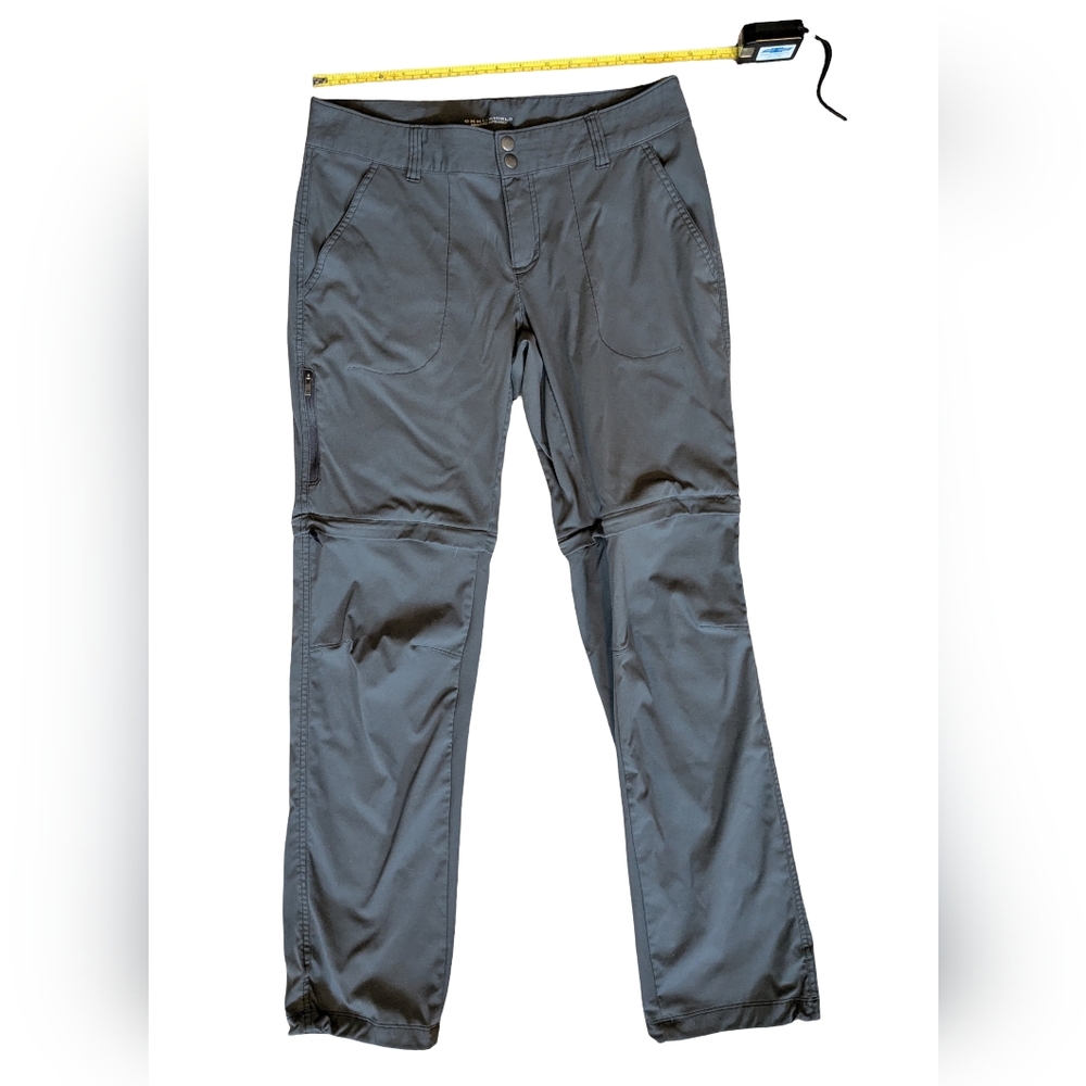 NWOT Columbia Hiking Pants Convertible Omni-Shield Gray 10